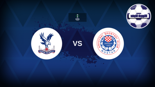 لاعبو كريستال بالاس يحتفلون بهدف في مباراة دوري المؤتمر الأوروبي ضد زرينيسكي موستار